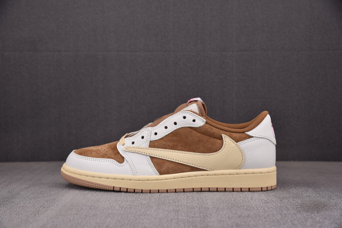 Travis Scott x Air Jordan 1 Low “Sail/Shy Pink” DM7866-106