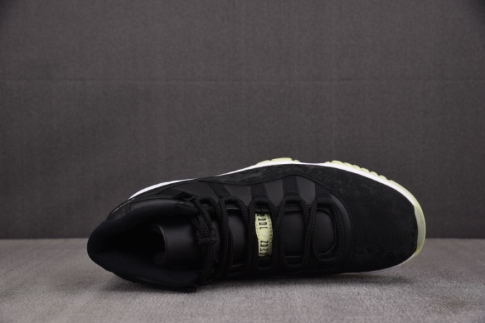 Air Jordan 11 Retro Black Barely Volt  IB1378-001