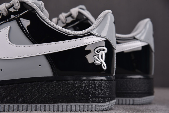Nike Air Force 1 Low Syna Central Cee Black White Smoke Grey IO9974-010