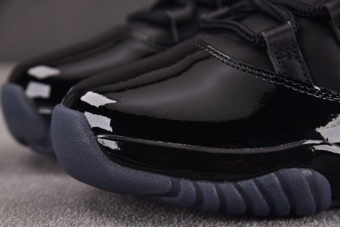 Comme des Garçons x Air Jordan 11 “Triple Black” IV7639-001
