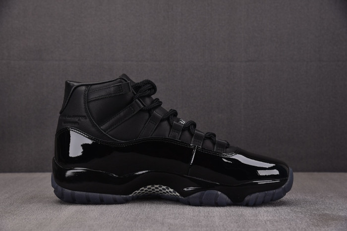 Comme des Garçons x Air Jordan 11 “Triple Black” IV7639-001